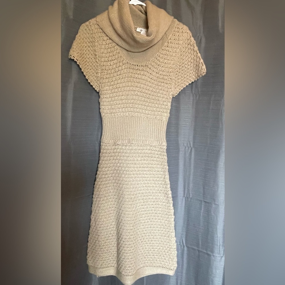 Tulle cowl neck knit dress - Picture 6 of 6